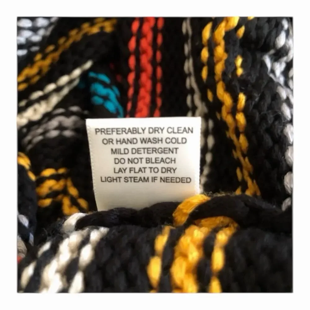 LoveStitch NWT Black Aqua Orange Stripe Kangaroo Pocket Hoodie Long Sleeve - Picture 13 of 13